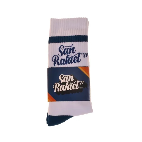Promo Mid Calf Crew Socks - Up To 6 Yarn Colors - Promo Mid Calf Crew Socks - Up To 6 Yarn Colors - Image 3 of 3