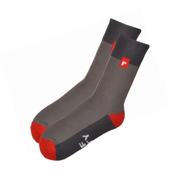 Promo Mid Calf Crew Socks - Up To 6 Yarn Colors - Promo Mid Calf Crew Socks - Up To 6 Yarn Colors - Image 2 of 3