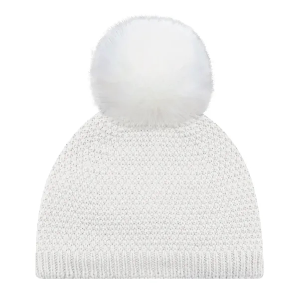 Board Toque w Faux Fur Rabbit PomPom 12cm - Board Toque w Faux Fur Rabbit PomPom 12cm - Image 4 of 7