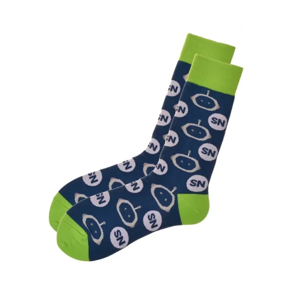 Custom Promo Dress Socks - Up To 6 Yarn Colors - Custom Promo Dress Socks - Up To 6 Yarn Colors - Image 5 of 6