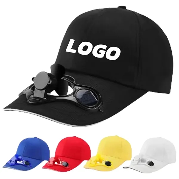 Solar Powered Fan Cap Ideal For Outdoor Activities - Solar Powered Fan Cap Ideal For Outdoor Activities - Image 0 of 11