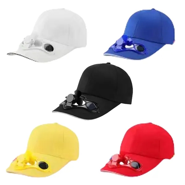Solar Powered Fan Cap Ideal For Outdoor Activities - Solar Powered Fan Cap Ideal For Outdoor Activities - Image 6 of 11