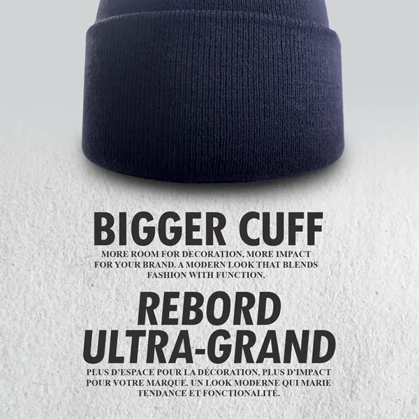 Cuff Toque with Oversized 10cm Cuff - Cuff Toque with Oversized 10cm Cuff - Image 5 of 7