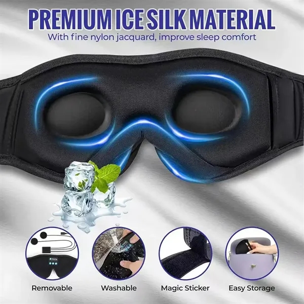 Wireless Music Sleeping Eye Mask - Wireless Music Sleeping Eye Mask - Image 2 of 4