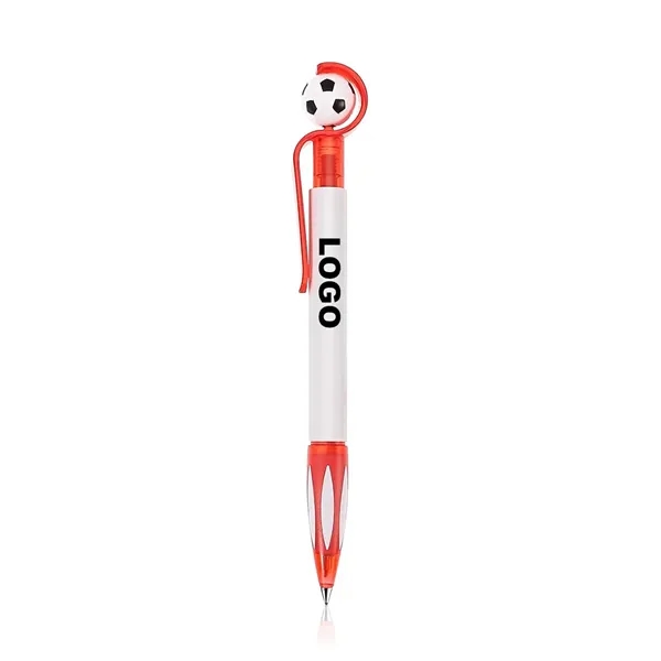 Retractable Soccer Shape Ballpoint Pen Retractable Soccer Sh - Retractable Soccer Shape Ballpoint Pen Retractable Soccer Sh - Image 5 of 5