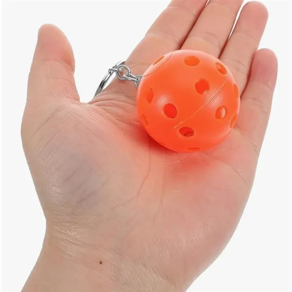 Custom Sports Perforated Ball Keychain for Golf Outdoor - Custom Sports Perforated Ball Keychain for Golf Outdoor - Image 5 of 6