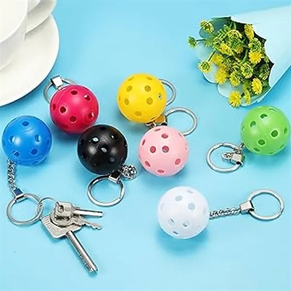 Custom Sports Perforated Ball Keychain for Golf Outdoor - Custom Sports Perforated Ball Keychain for Golf Outdoor - Image 6 of 6