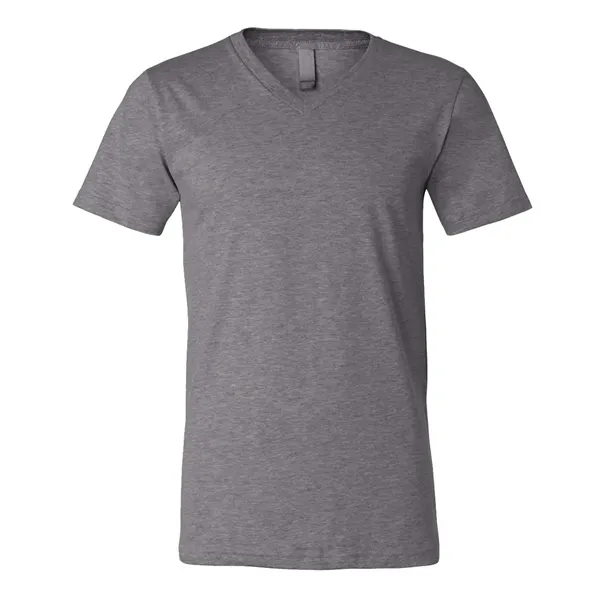 BELLA + CANVAS Unisex Heather CVC V-Neck Tee - BELLA + CANVAS Unisex Heather CVC V-Neck Tee - Image 7 of 34