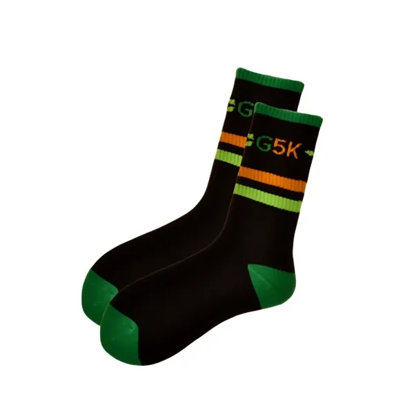 Custom Mid-Calf Crew Socks - Up To 6 Yarn Colors - Custom Mid-Calf Crew Socks - Up To 6 Yarn Colors - Image 3 of 14