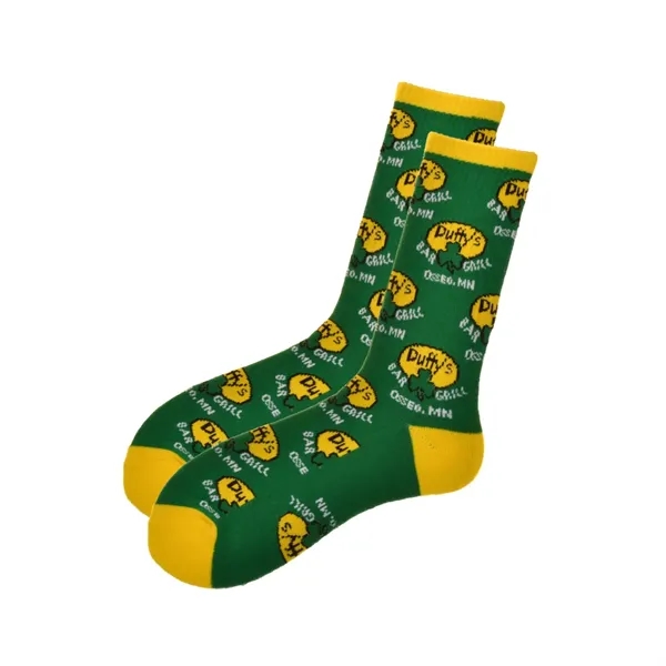 Custom Mid-Calf Crew Socks - Up To 6 Yarn Colors - Custom Mid-Calf Crew Socks - Up To 6 Yarn Colors - Image 5 of 14