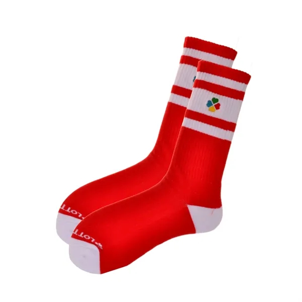 Custom Mid-Calf Crew Socks - Up To 6 Yarn Colors - Custom Mid-Calf Crew Socks - Up To 6 Yarn Colors - Image 9 of 14