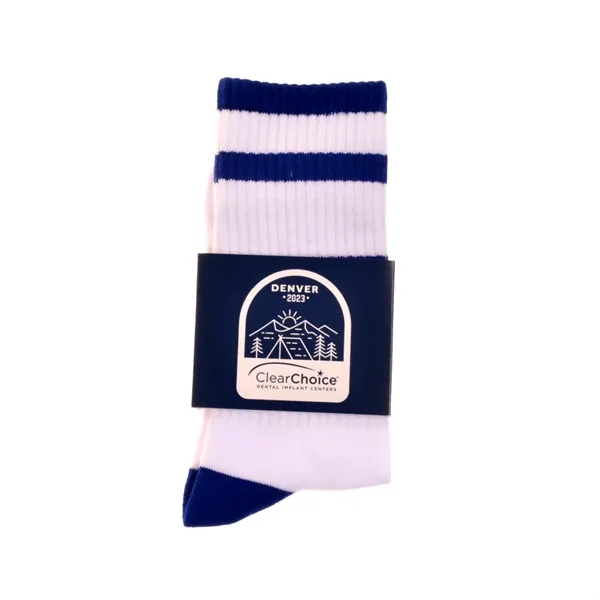 Custom Mid-Calf Crew Socks - Up To 6 Yarn Colors - Custom Mid-Calf Crew Socks - Up To 6 Yarn Colors - Image 14 of 14