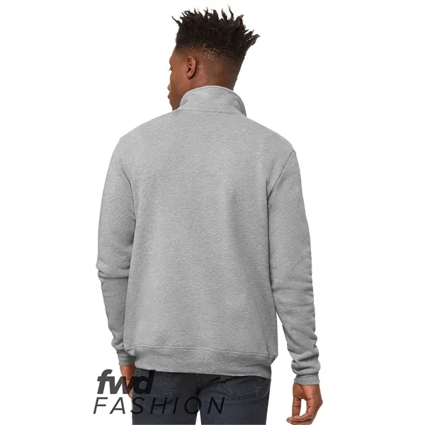 BELLA + CANVAS Unisex FWD Fashion Quarter-Zip Sweatshirt - BELLA + CANVAS Unisex FWD Fashion Quarter-Zip Sweatshirt - Image 2 of 8