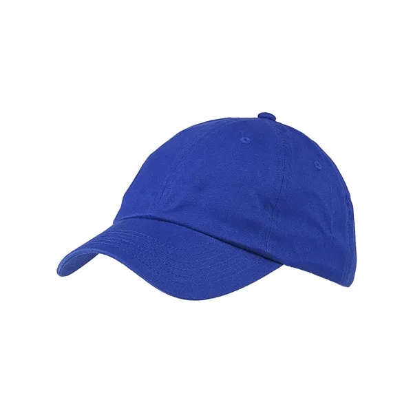Big Accessories Youth Classic Brushed Twill Cap - Big Accessories Youth Classic Brushed Twill Cap - Image 7 of 9