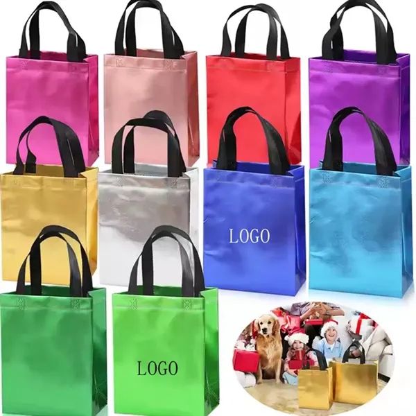 Laser Lamination Non-woven Shopping Tote Bag - Laser Lamination Non-woven Shopping Tote Bag - Image 0 of 7