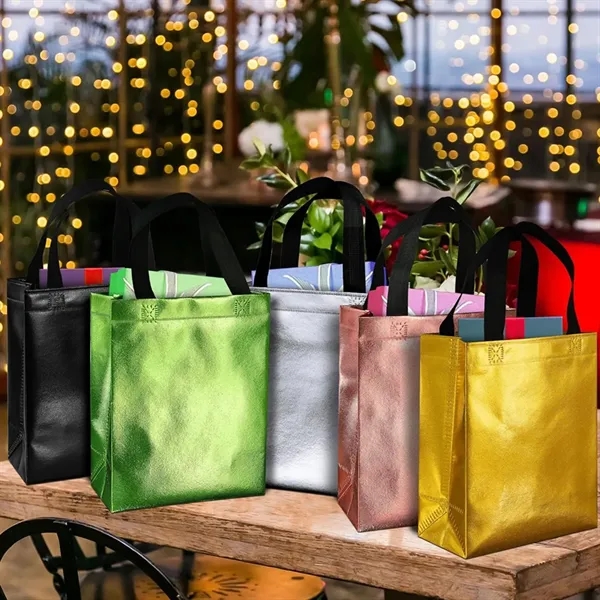 Laser Lamination Non-woven Shopping Tote Bag - Laser Lamination Non-woven Shopping Tote Bag - Image 2 of 7