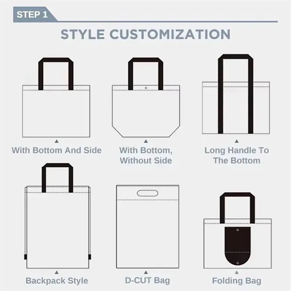 Laser Lamination Non-woven Shopping Tote Bag - Laser Lamination Non-woven Shopping Tote Bag - Image 6 of 7