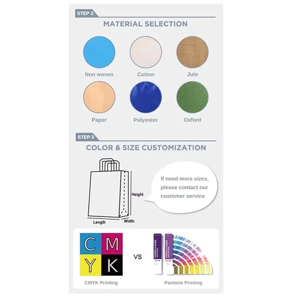 Laser Lamination Non-woven Shopping Tote Bag - Laser Lamination Non-woven Shopping Tote Bag - Image 7 of 7