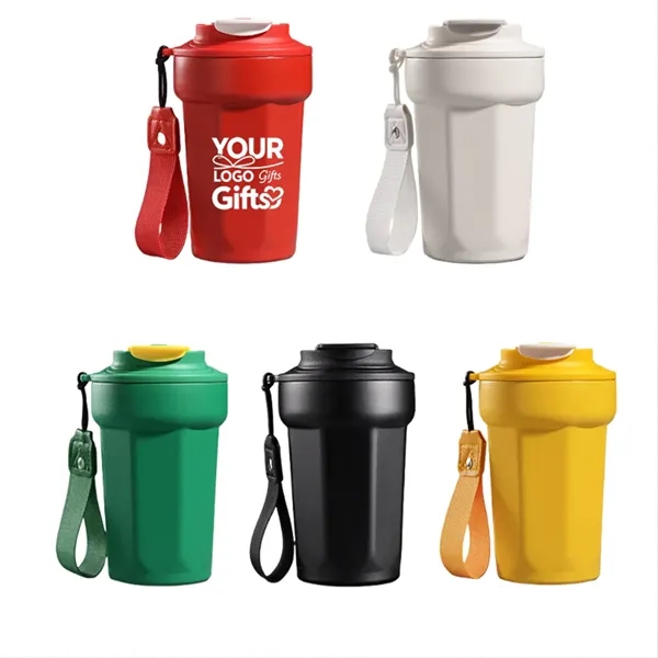 16oz Insulated Stainless Steel Travel Coffee Mug - 16oz Insulated Stainless Steel Travel Coffee Mug - Image 0 of 6