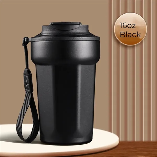 16oz Insulated Stainless Steel Travel Coffee Mug - 16oz Insulated Stainless Steel Travel Coffee Mug - Image 2 of 6