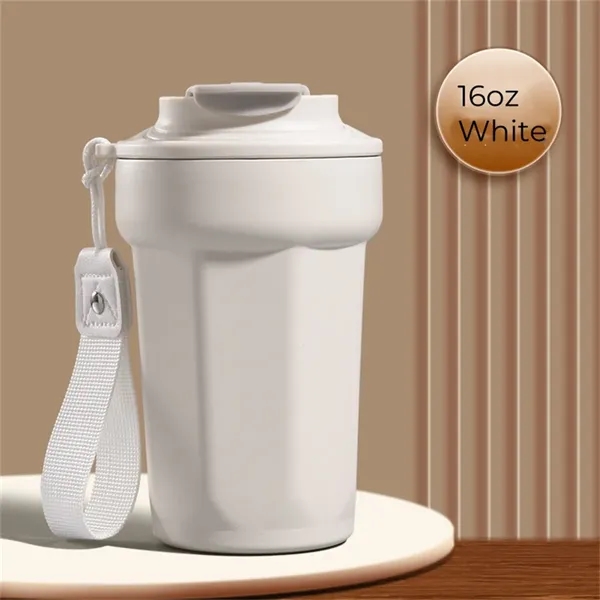16oz Insulated Stainless Steel Travel Coffee Mug - 16oz Insulated Stainless Steel Travel Coffee Mug - Image 3 of 6