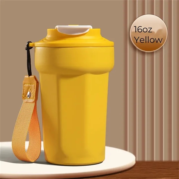 16oz Insulated Stainless Steel Travel Coffee Mug - 16oz Insulated Stainless Steel Travel Coffee Mug - Image 5 of 6