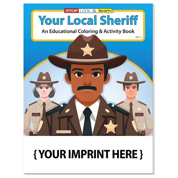 Your Local Sheriff Coloring and Activity Book - Your Local Sheriff Coloring and Activity Book - Image 0 of 3