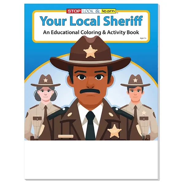Your Local Sheriff Coloring and Activity Book - Your Local Sheriff Coloring and Activity Book - Image 2 of 3