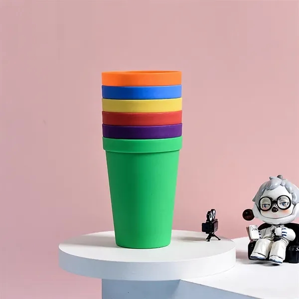 7oz Kids' Colorful Stackable Plastic Cups - 7oz Kids' Colorful Stackable Plastic Cups - Image 1 of 8