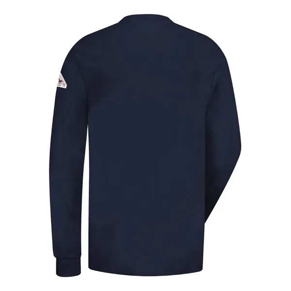 Bulwark Men's Long Sleeve Tagless Henley Shirt - Bulwark Men's Long Sleeve Tagless Henley Shirt - Image 8 of 10
