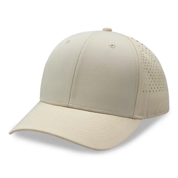 6 Panels Laser Cut Mesh Quick Dry Golf Trucker Cap - 6 Panels Laser Cut Mesh Quick Dry Golf Trucker Cap - Image 13 of 24