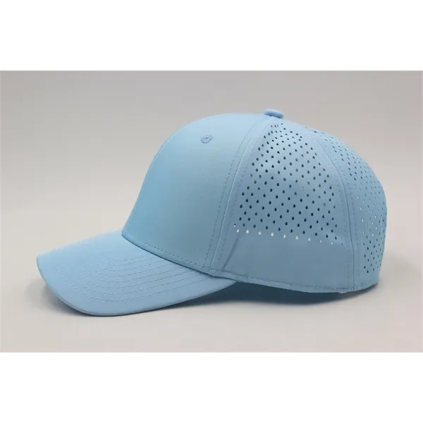 6 Panels Laser Cut Mesh Quick Dry Golf Trucker Cap - 6 Panels Laser Cut Mesh Quick Dry Golf Trucker Cap - Image 16 of 24