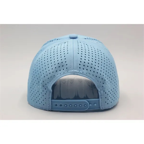 6 Panels Laser Cut Mesh Quick Dry Golf Trucker Cap - 6 Panels Laser Cut Mesh Quick Dry Golf Trucker Cap - Image 17 of 24