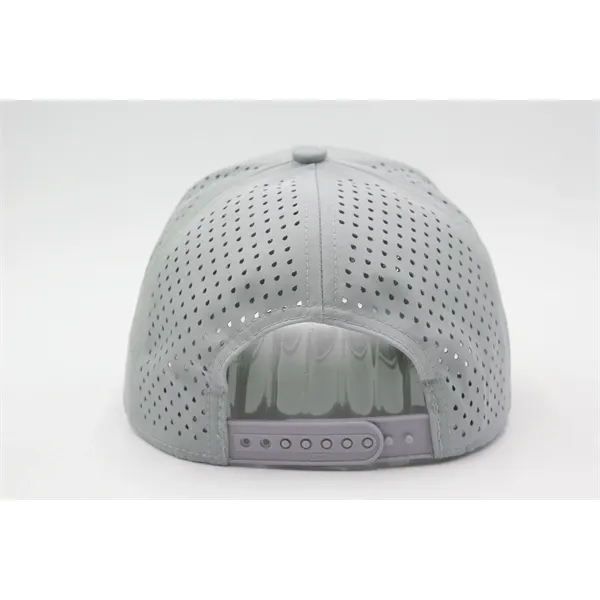 6 Panels Laser Cut Mesh Quick Dry Golf Trucker Cap - 6 Panels Laser Cut Mesh Quick Dry Golf Trucker Cap - Image 20 of 24