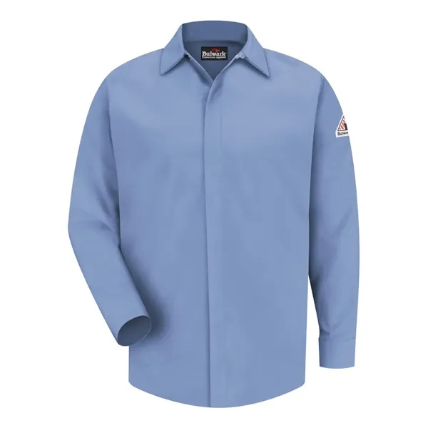 Bulwark Men's Tall Concealed-Gripper Pocketless Long Slee... - Bulwark Men's Tall Concealed-Gripper Pocketless Long Slee... - Image 3 of 6