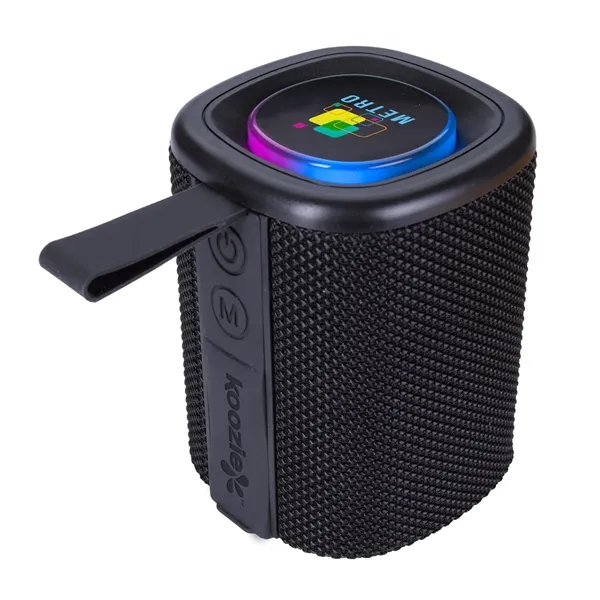 Koozie® Aqua Glow Water-Resistant Bluetooth® Speaker - Koozie® Aqua Glow Water-Resistant Bluetooth® Speaker - Image 1 of 2