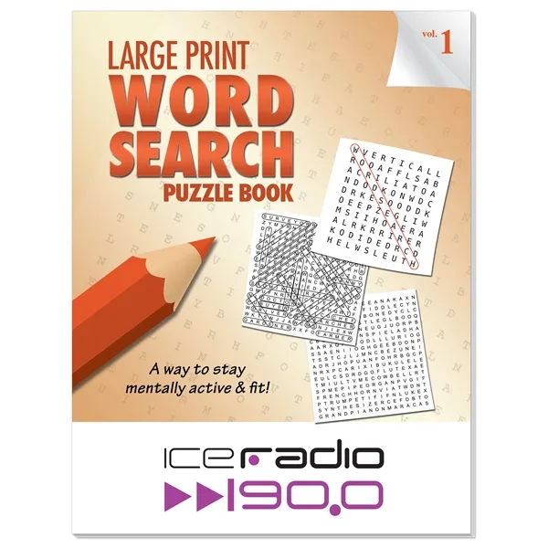 Puzzle Book: LARGE PRINT Word Search - Puzzle Book: LARGE PRINT Word Search - Image 2 of 2