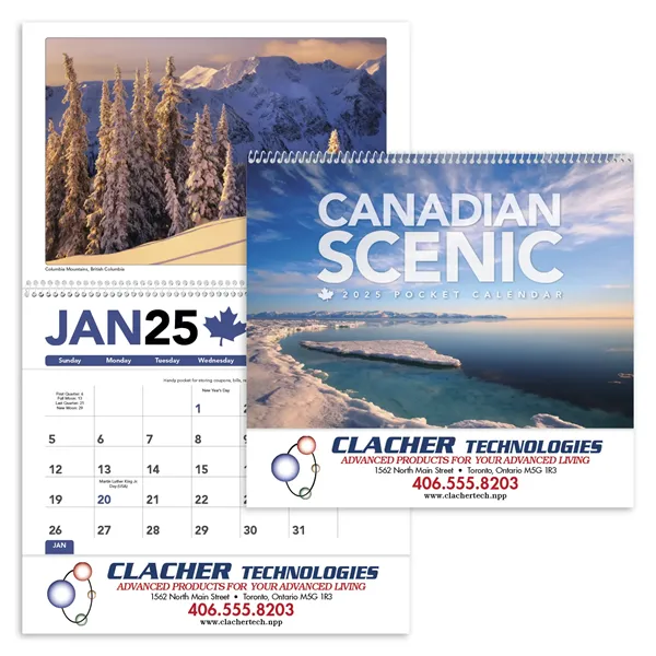 Triumph® Calendars Canadian Scenic Pocket Calendar