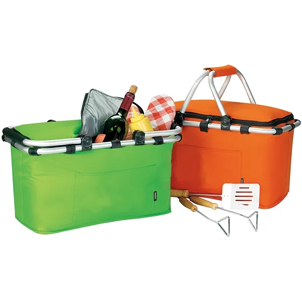 Koozie® Picnic Basket - Koozie® Picnic Basket - Image 6 of 10