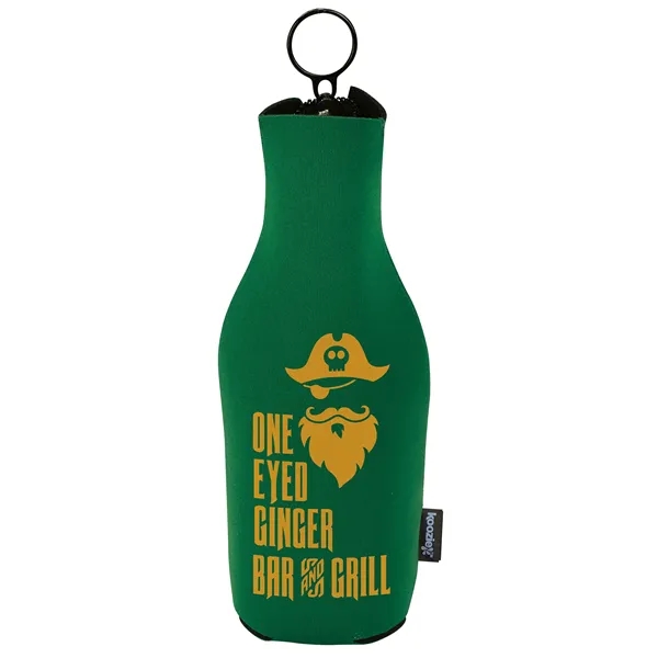 Koozie® Neoprene Zip-Up Bottle Cooler - Koozie® Neoprene Zip-Up Bottle Cooler - Image 1 of 5