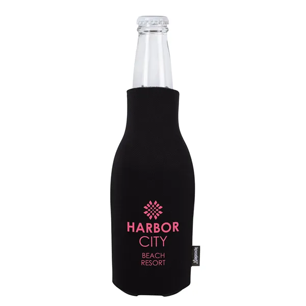 Koozie® Zip-Up Bottle Cooler with Opener - Koozie® Zip-Up Bottle Cooler with Opener - Image 0 of 3