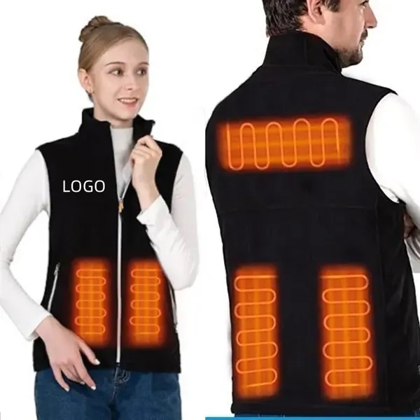 Electric Rechargeable Heated Vest 5 Heating Zones - Electric Rechargeable Heated Vest 5 Heating Zones - Image 0 of 5