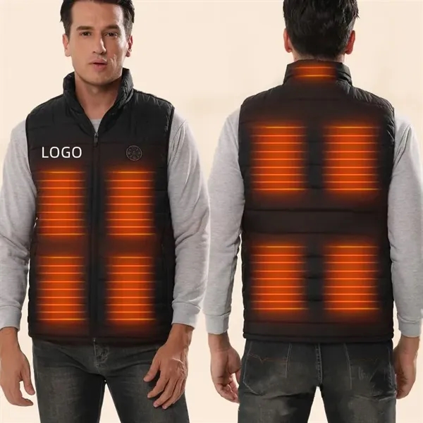 9 Heating Zones Electric Unisex Heated Vest - 9 Heating Zones Electric Unisex Heated Vest - Image 0 of 7