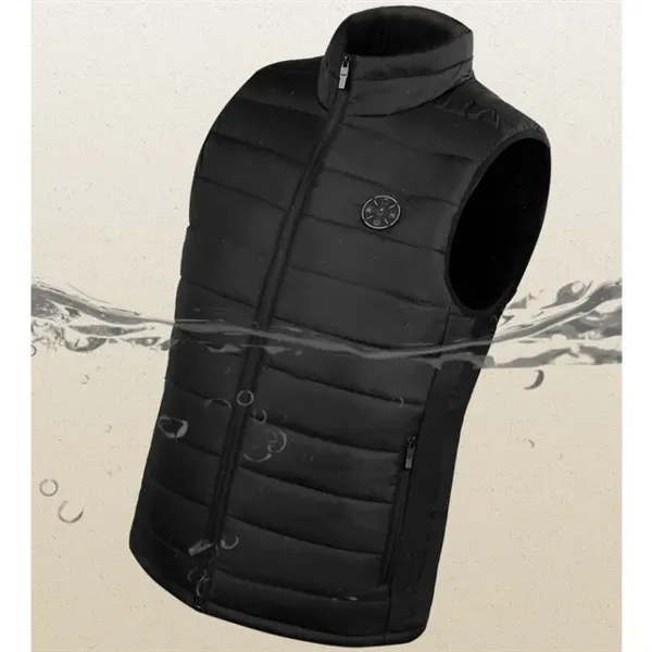 9 Heating Zones Electric Unisex Heated Vest - 9 Heating Zones Electric Unisex Heated Vest - Image 6 of 7