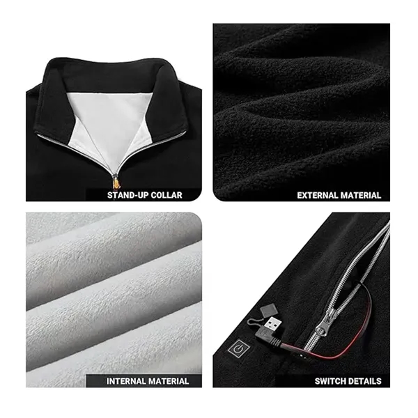 Electric Rechargeable Heated Vest 5 Heating Zones - Electric Rechargeable Heated Vest 5 Heating Zones - Image 2 of 5