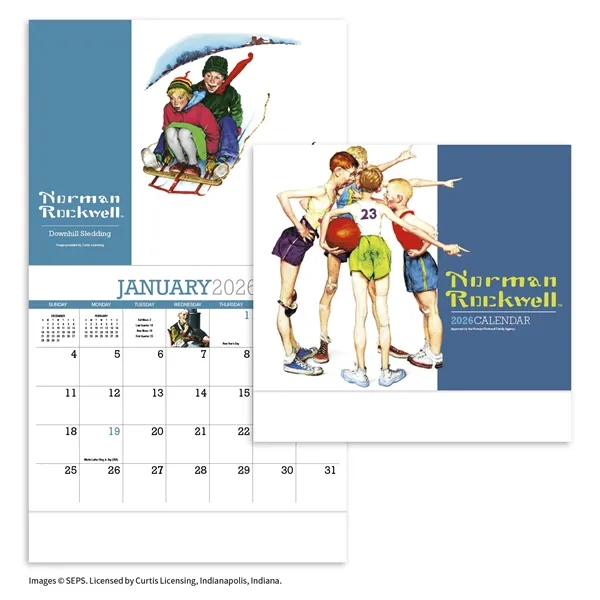 Products Norman Rockwell Appointment Calendar - Stapled - Products Norman Rockwell Appointment Calendar - Stapled - Image 2 of 3