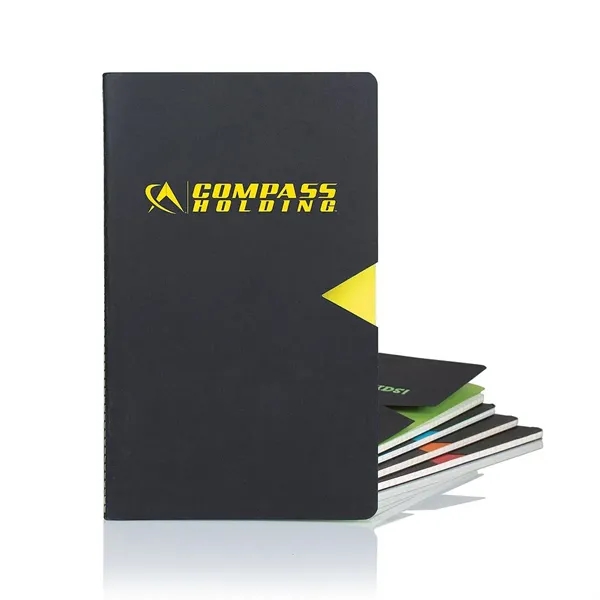 Black Notch Medio Lined Ivory Page Journal - Black Notch Medio Lined Ivory Page Journal - Image 0 of 1