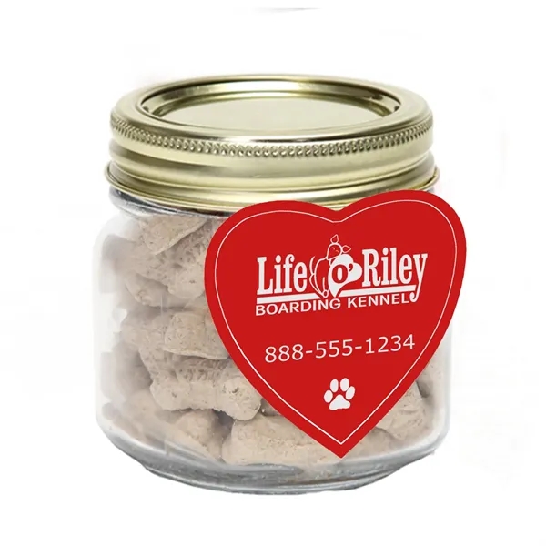 Half Pint Jar w/ Heart Magnet Pet Fill