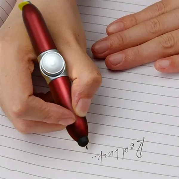 Dual-Function Spinner Pen with Stylus and Ballpoint Tip - Dual-Function Spinner Pen with Stylus and Ballpoint Tip - Image 6 of 6