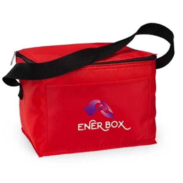 Frosty 6-Can Cooler Lunch Bag (7.25" x 5.5" x 7.25") - Frosty 6-Can Cooler Lunch Bag (7.25" x 5.5" x 7.25") - Image 1 of 7